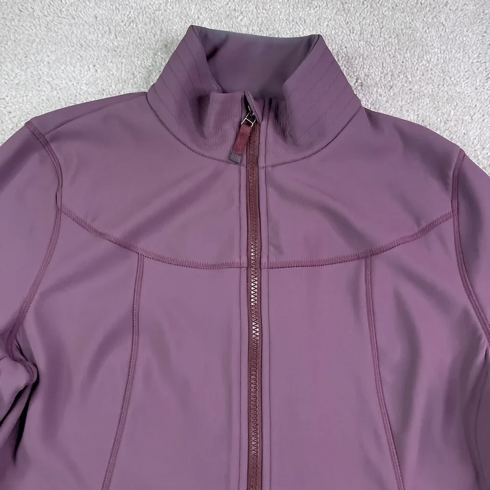 Prana Jacket Womens XL Purple Keva Softshell Full Zip Fleece Lined Coat Outdoors